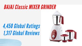 BAJAJ CLASSIC 750-Watt MIXER GRINDER | Best Review | Buy Now 👇👇👇👇👇|