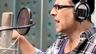 Akshay Kumar Records His Song At ‘Its Entertainment’