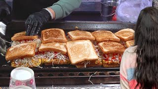 Indian Cheese Grilled Sandwich | Sandwich Recipe | Indian Street Food @Sahihai