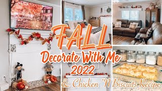 FALL DECORATE WITH ME | FALL HOMEMAKING 2022 | COOK WITH ME | CLEAN WITH ME | FALL FARMHOUSE