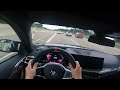 2024 bmw m440i xdrive coupe 374 hp pov autobahn drive