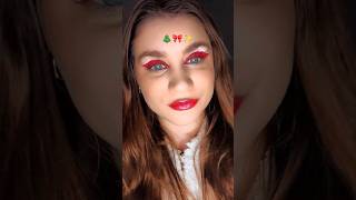 ❤️🎀3 EASY LOOKS FOR CHRISTMAS🎄✨ #makeup #christmasmakeup #christmas #makeupartist #makeuplook #fyp