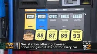 Sheetz's lowered gas prices aren't for every car