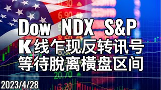 美股DJIA/NDX/SPX K线乍现反转讯号, 是否反弹持续？ 聚焦今天的PCE公布