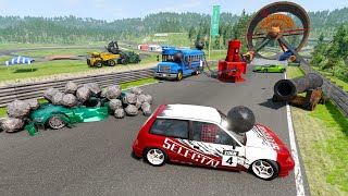 Racing Random Cars on Very Dangerous Racetrack
