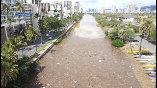 Debris removed on Oahu to prevent flooding from upcoming storm