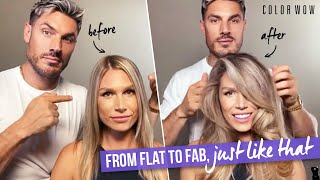 How to make hair look thick and full | Chris Appleton shows us how to get big, volumized hair