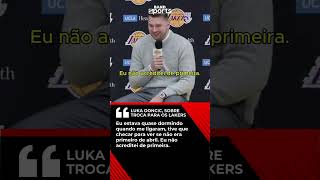 LUKA DONCIC FALA SOBRE TROCA PARA O LAKERS