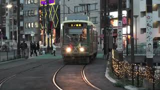 都電荒川線 大塚駅の連続カーブ 2019.3.8