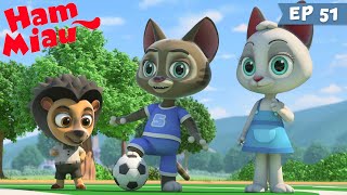 Ham Miau 🐶 Fotbal fara reguli 🐱 Desene pentru copii | HeyKids