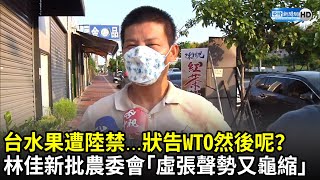 台灣水果遭禁狀告WTO然後呢？　林佳新批農委會「虛張聲勢又龜縮」｜中時新聞網