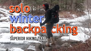 Solo Winter Backpacking on the Superior Hiking Trail