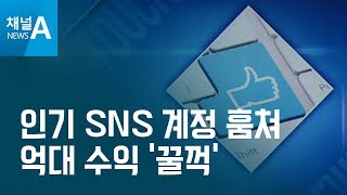 [뉴스터치]인기 SNS 계정 훔쳐 억대 수익 ‘꿀꺽’