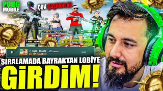 AVRUPA SIRALAMASINDA BAYRAKTAN OYUNA GİRDİM | PUBG MOBILE