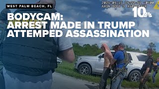 Body camera footage released of Trump's attempted assassin suspect arrested