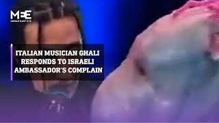 Italian musician Ghali responds to Israeli Ambassador’s complain
