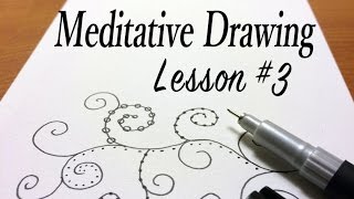 Meditative Drawing - Curvy Lines - Lesson #3