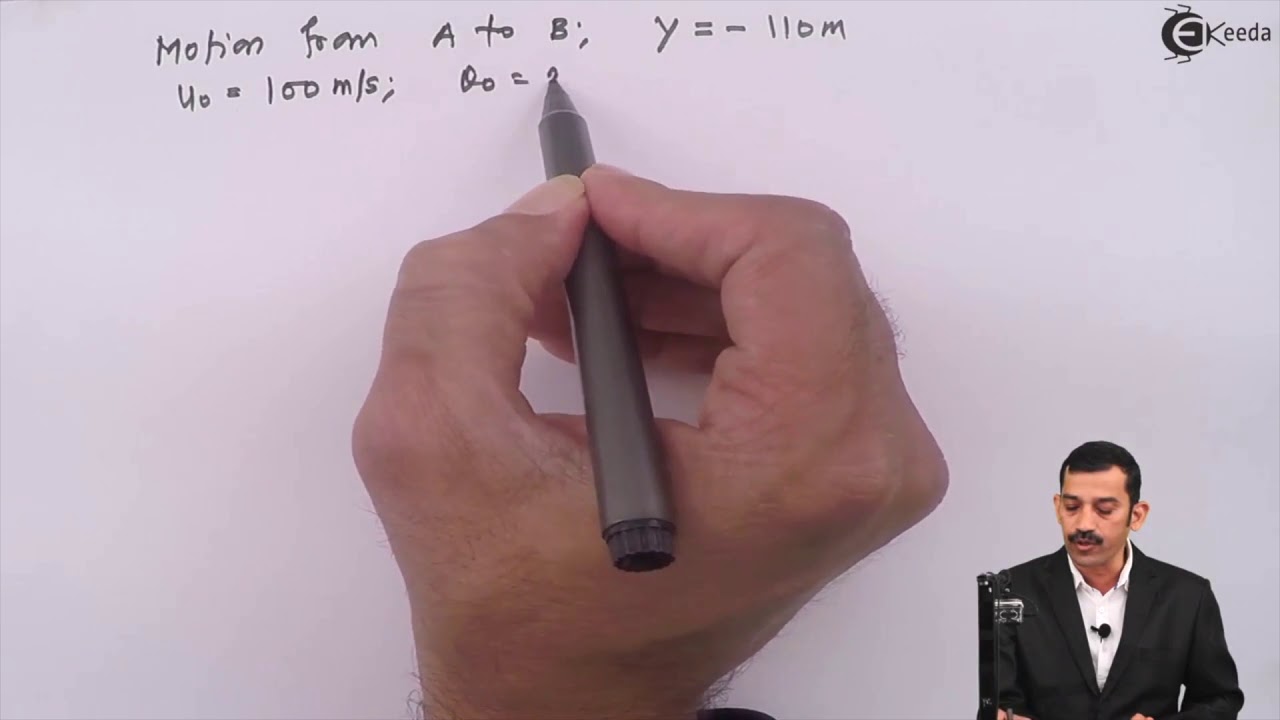 Projectile Motion - Problem 14 - Kinematics Of Particles - Engineering ...