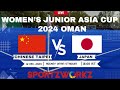 Chinese Taipei v Japan WOMENS JUNIOR ASIA CUP 2024 OMAN,MUSCAT