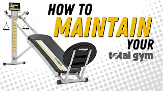 How To Clean & Maintain Your Total Gym: What To Do (& What To Look For)