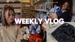 Realistic (yet productive) week in my life🪡 | studying, cute accessories, self discipline