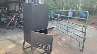 Old Country Bbq Pits Smokehouse Vertical Custom Smoker for sale Bbq Pitmaster water pan Brand New