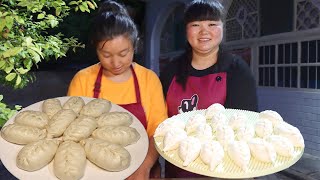 Xia grows too much eggplants. She used it to make eggplant buns