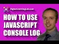 Use Javascript Console Log To Non-invasively Debug Code