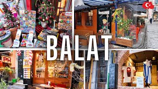 🇹🇷 Istanbul 4K Walking Tour Balat Restaurants Cafés Shops 12/2024