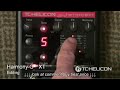 TC Helicon Voicetone HarmonyG XT: Tutorial 3 | UniqueSquared com