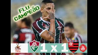 FLUMINENSE 1(3) X (2)1 FLAMENGO - Melhores Momentos - Campeonato Carioca (08/07/2020)