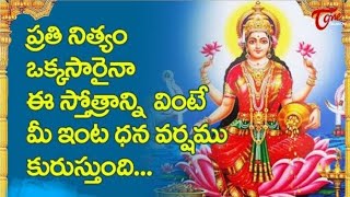 శ్రీ శంకరాచార్య వారి కనకధారా స్తోత్రం #kanakadharastotram #laxmi #money