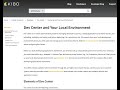 Kibo Developer Center Overview