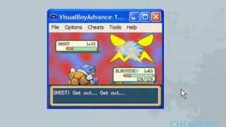 Playing Pokemon LeafGreen on VisualBoyAdvance