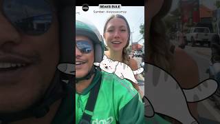 Reaksi Bule Diajak Dating Driver Gojek‼️ #reaksibule #buleriview #shorts #viralvideo