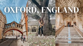 VISITING THE UNIVERSITY OF OXFORD! Harry Potter filming locations & a university full of history