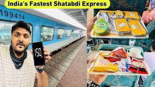 India’s Fastest Shatabdi Express Executive Class Journey || IRCTC food || Indian Railways