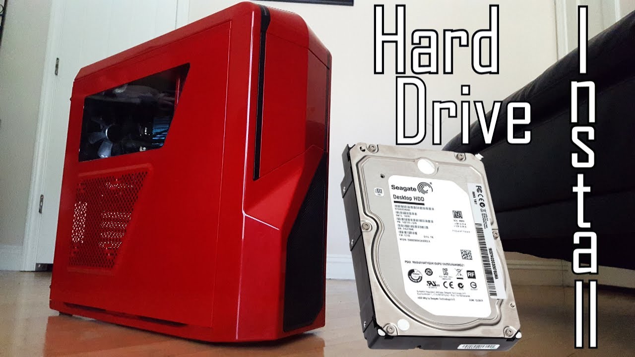 How To Install A Hard Drive - YouTube