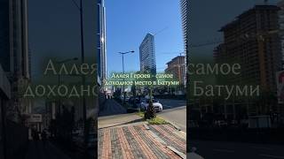 Аллея Героев- самое лучшее место для жизни и инвестиций в Батуми🇬🇪