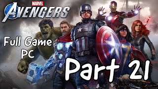 MARVEL AVENGERS Full Game PC Gameplay Part 21 - THOR Iconic Mission: LOKI confirmed? (No Commentary)