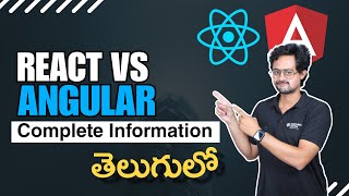 React vs Angular Which One is Best? Differences between React & Angular Explained in Telugu | FLM