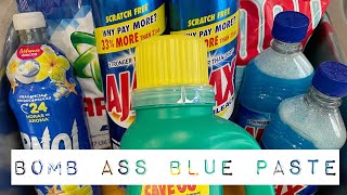 ASMR - 💣 Bomb A'** Blue Paste 🥶