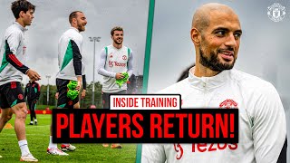 Look Who's Back In Training! 💪 | INSIDE TRAINING
