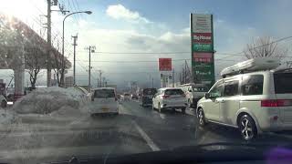 Japan Drive Hokkaido 1080p Prefectural Road Route44：Ishikari → Sapporo Teine ward