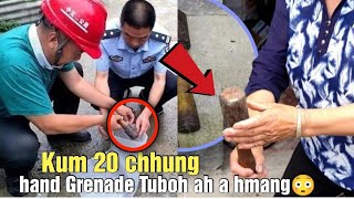 Viral thar🔥🔥 Chinese Pitarin Hand Grenade Kum 20 chhung Tuboh ah a hmang😳😳🔥