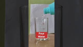 🔍 Magic Trick? Arrow Changes Direction with Water! 🤯 #Refraction #Shorts #kidseducation #experiment