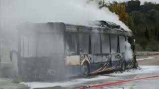 Les images impressionnantes d'un bus Tisséo en ligne