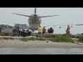 skiathos. dangerous jet blast and low landings.