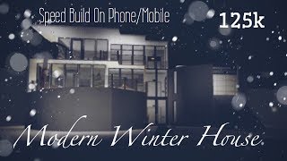 Bloxburg Cheap Random House Speed Build On Phone Mobile Part 2