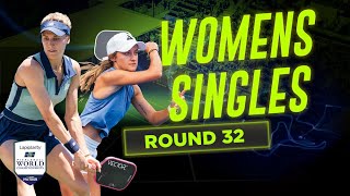 Lacy Schneemann v Genie Bouchard at the Lapiplasty Pickleball World Championships